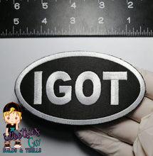 Load image into Gallery viewer, IGOT Morale Hook and Loop Patch