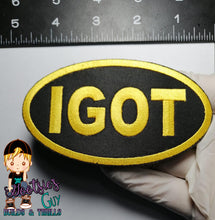 Load image into Gallery viewer, IGOT Morale Hook and Loop Patch