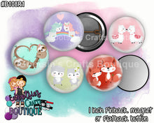 Load image into Gallery viewer, #B108R1 - Cute animal couples watercolor