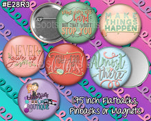 Load image into Gallery viewer, #E28R3 - GCB 1.75 inch buttons Faith quotes
