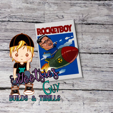 Load image into Gallery viewer, #JVB2 - Rocket Boy - 2x3 inch rectangle button
