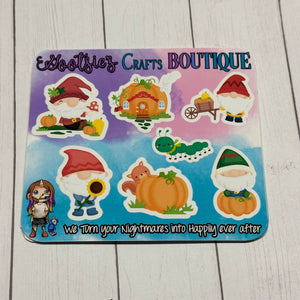 Fall Gnome Mini sticker sheet
