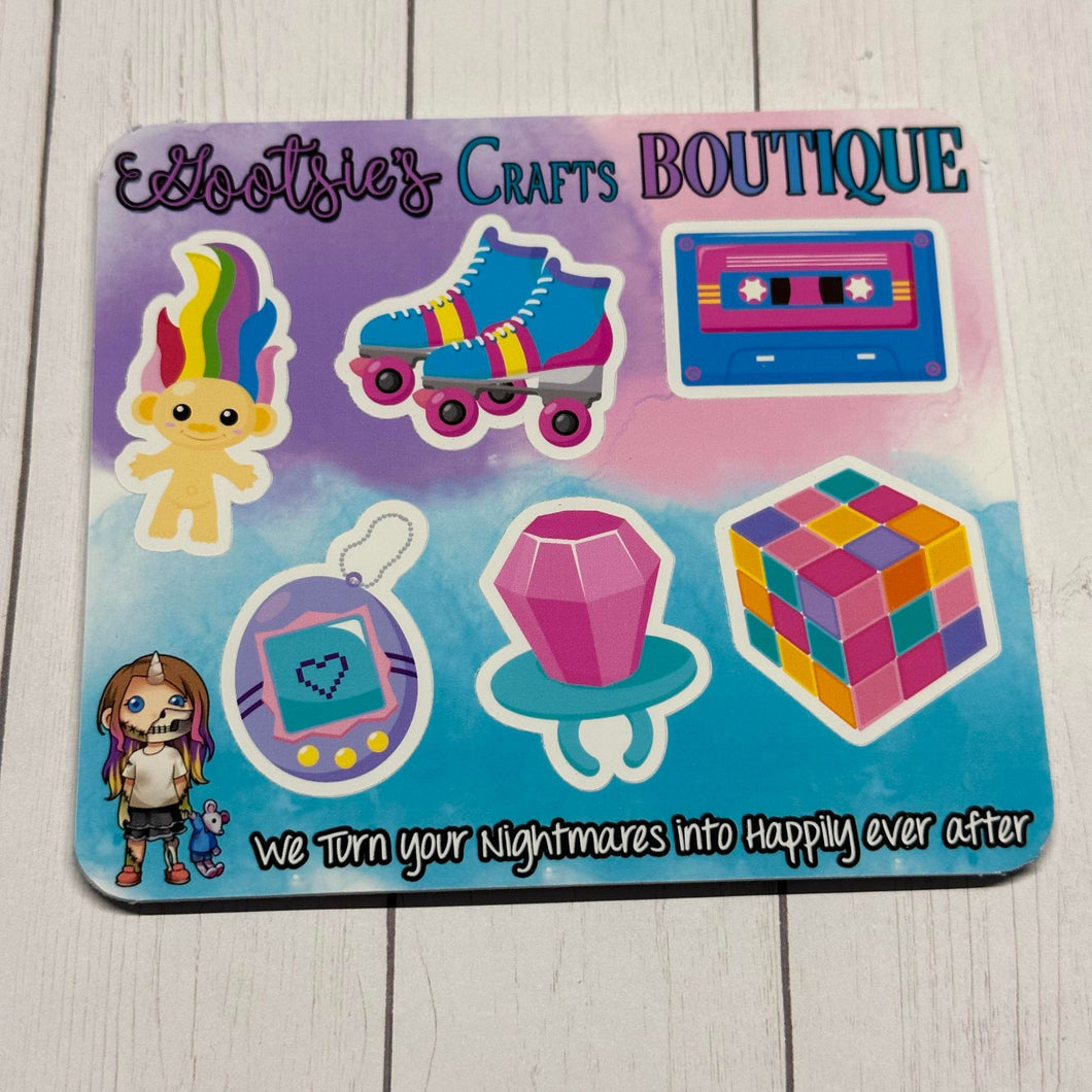 90s Mini sticker sheet