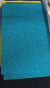 Summer Night Collection Solid Glitter Faux leather sheets