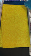 Load image into Gallery viewer, Summer Night Collection Solid Glitter Faux leather sheets
