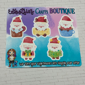 Santa Mini sticker sheet