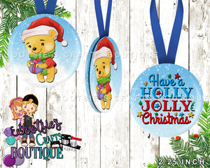 2.25 inch Silly old Bear Ornament