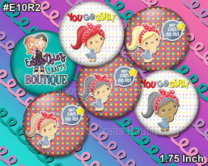E10R2 1.75 inch Flatback buttons Yes you can