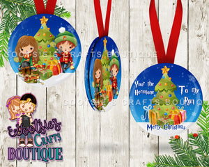 3 inch Double sided Ornament You're Mine Christmas