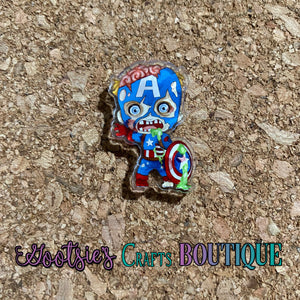Zombie Acrylic lapel pins series 2