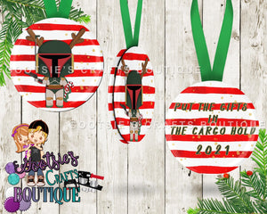 3 inch Double sided Ornament Boba - gifts in the cargo hold
