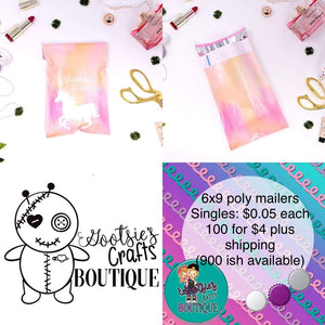 Unicorn poly mailer