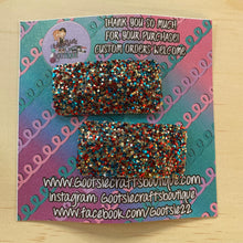 Load image into Gallery viewer, Chunky Glitter Boxy Snap clip sets
