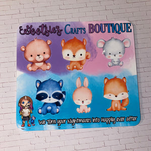 Forest friends mini sticker sheet