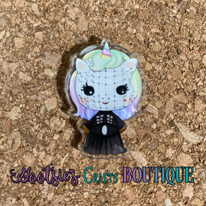 Horror Unicorn Acrylic Lapel Pins