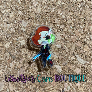 Zombie Acrylic lapel pins series 1