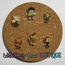 Load image into Gallery viewer, Zombie Acrylic lapel pins series 1
