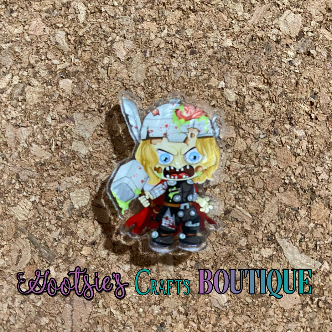 Zombie Acrylic lapel pins series 1