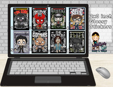 Load image into Gallery viewer, 2x3 comic style stickers
